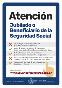Atencion jubilados y beneficiario de la seguridad social